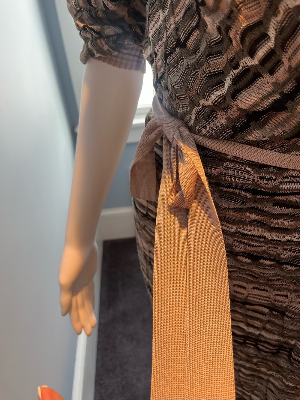 M Missoni pink based multi color classic wrap dress - Picture 4 of 10